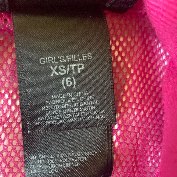 The North Face Black Jacket with Pink Highlights - Picture 3 of 3